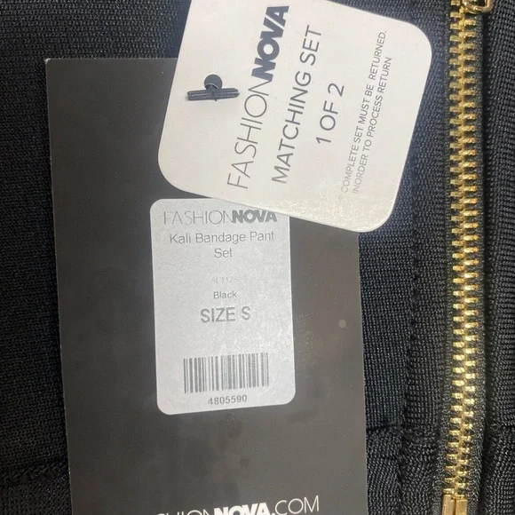 Kali Bandage Black Crop Top  One Shoulder Top Small - Picture 6 of 6